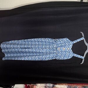 Lily Bleu Blue Daisy Print One-Piece Bodysuit